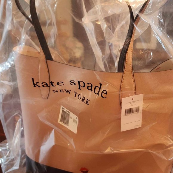 NWT Kate Spade x Disney Minnie Reversible Large Tote and Wallet - Picture 7 of 8